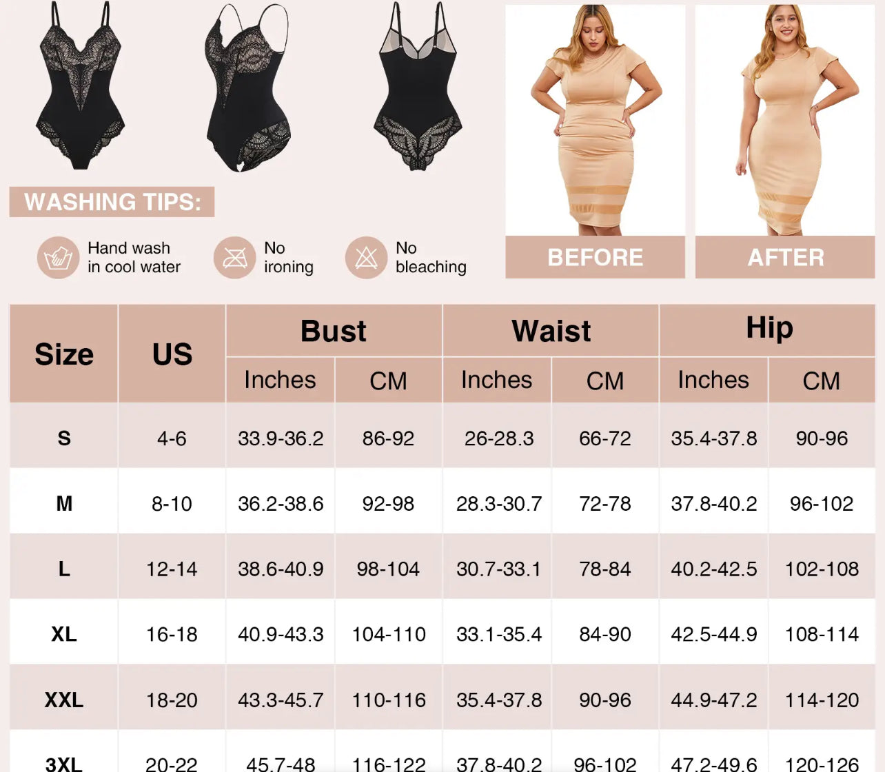 Faja Encaje Bodysuit