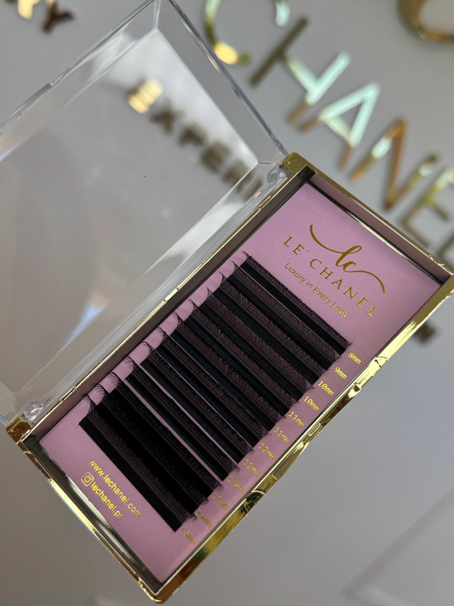 4 D W- Fan Volume Lash mix trays